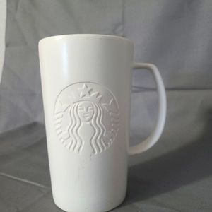 Starbucks white coffee mug